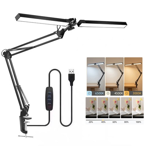 Led desk lamp - desk, adjustable